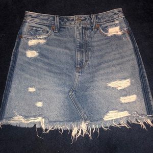 Abercrombie & Fitch Blue Jean Skirt. Size 27/4